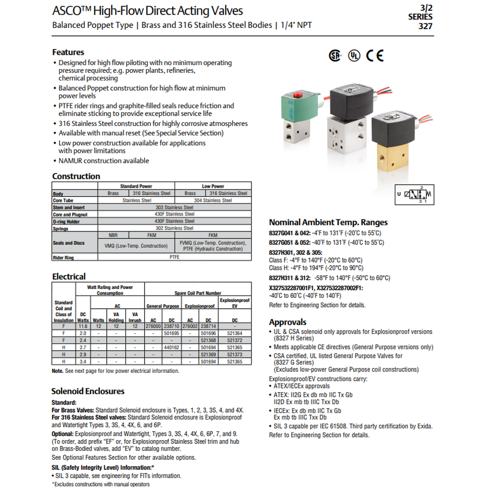 ASCO 3-2 S 327 - KC TPS